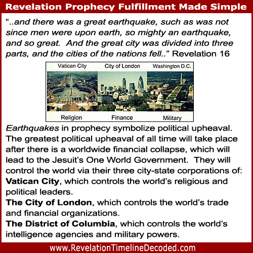 Revelation 7th bowl is the Jesuits One World Government