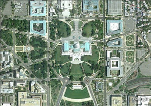 The layout of the U.S. capital clearly has a Satanic/Masonic owl
