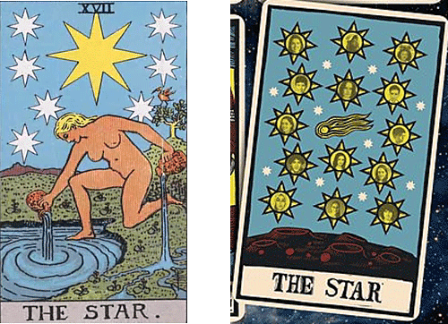 Economist magazine app called 'The World in 2017 star tarot card