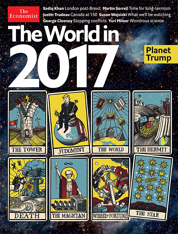 The World In 2017 Economist Magazine App cover
