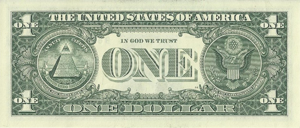 The Great Seal of THE UNITED STATES OF AMERICA One Dollar Bill proclaims the Jesuit's mission for their District of Columbia.