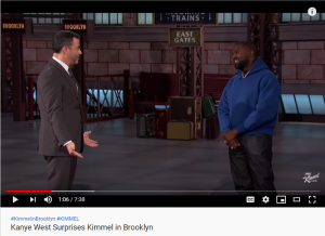 Late night show host Jimmy Fallen is not Christian, and come across as anti-christian; so why would he feature Kanye talking about Jesus, God and reading the Bible? Because they're all actors, playing their role.