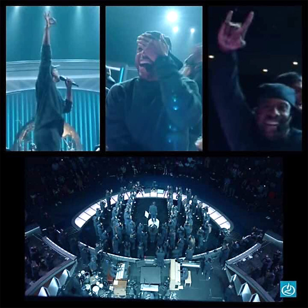 Kanye is still using symbolism from the Illuminati/Occult.