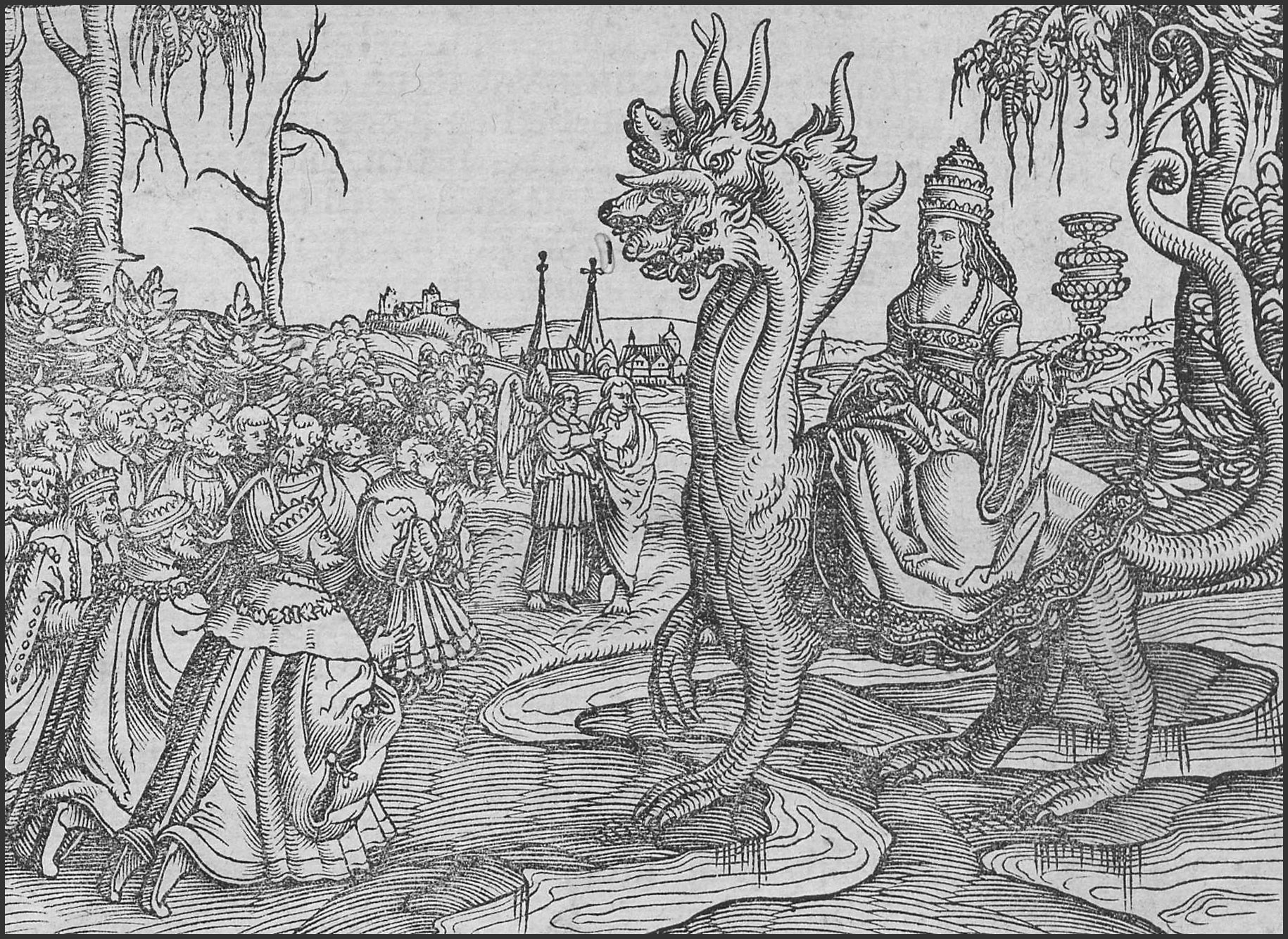 In citing Revelation 17:1, Adam Fink of Parable of the Vineyard didn't relate the water to the sea beast of Revelation 13.