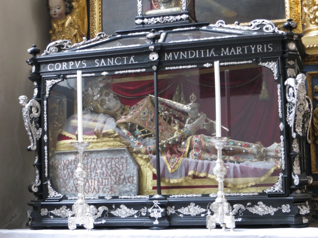They cause Catholics to venerate skulls and bones in cathedrals and crypts, and to pray to dead saints.